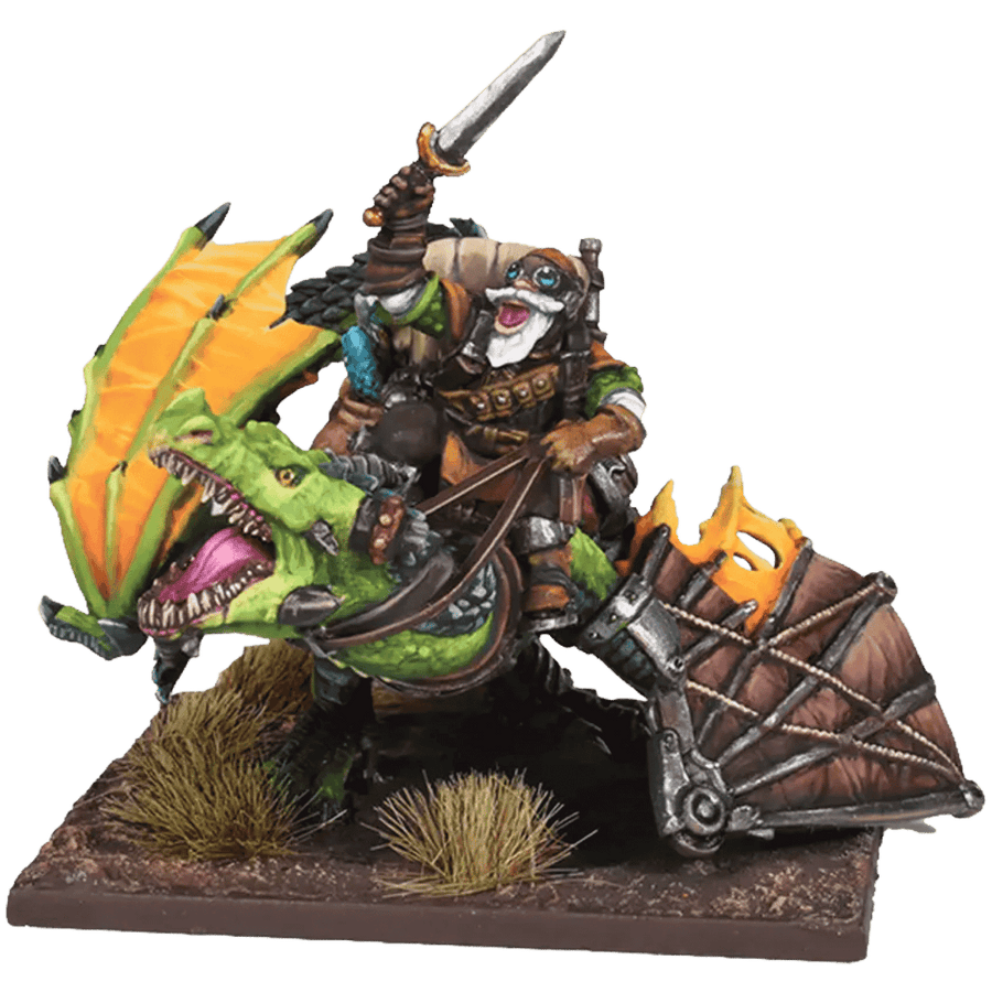 Kings of War 4E: Halfling Ej Drakon Rider