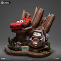 Disney Cars: Lightning Mcqueen and Tow Mater DSNEY113924-10 - Art Scale 1/10 Statue (PREORDER)