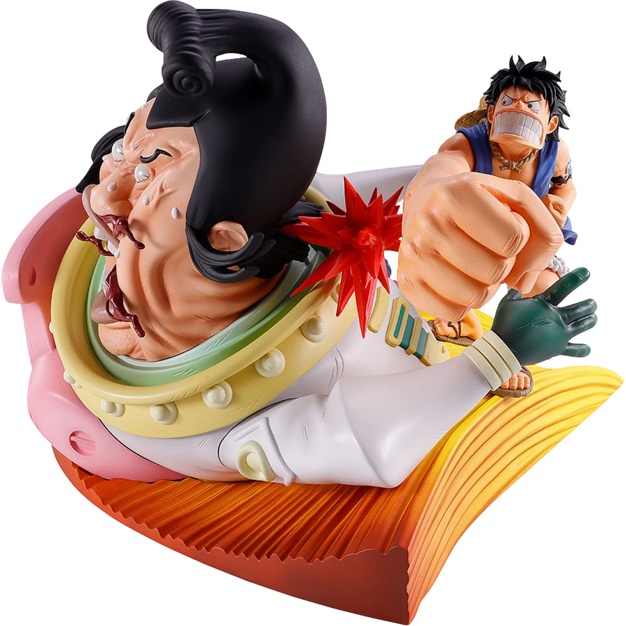 One Piece: Monkey D. Luffy vs St. Charlos (Impact Log) - Ichibansho Revible Moment Figure (PREORDER)