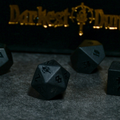 Darkest Dungeon: Obsidian Dice Set (7ct) (PREORDER)