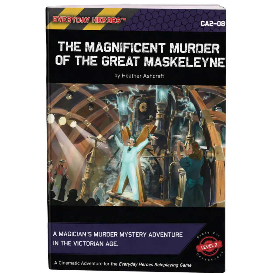 The Magnificent Murder of the Great Maskelyne RPG: Cinematic Adventure (Everyday Heroes System) (PREORDER)
