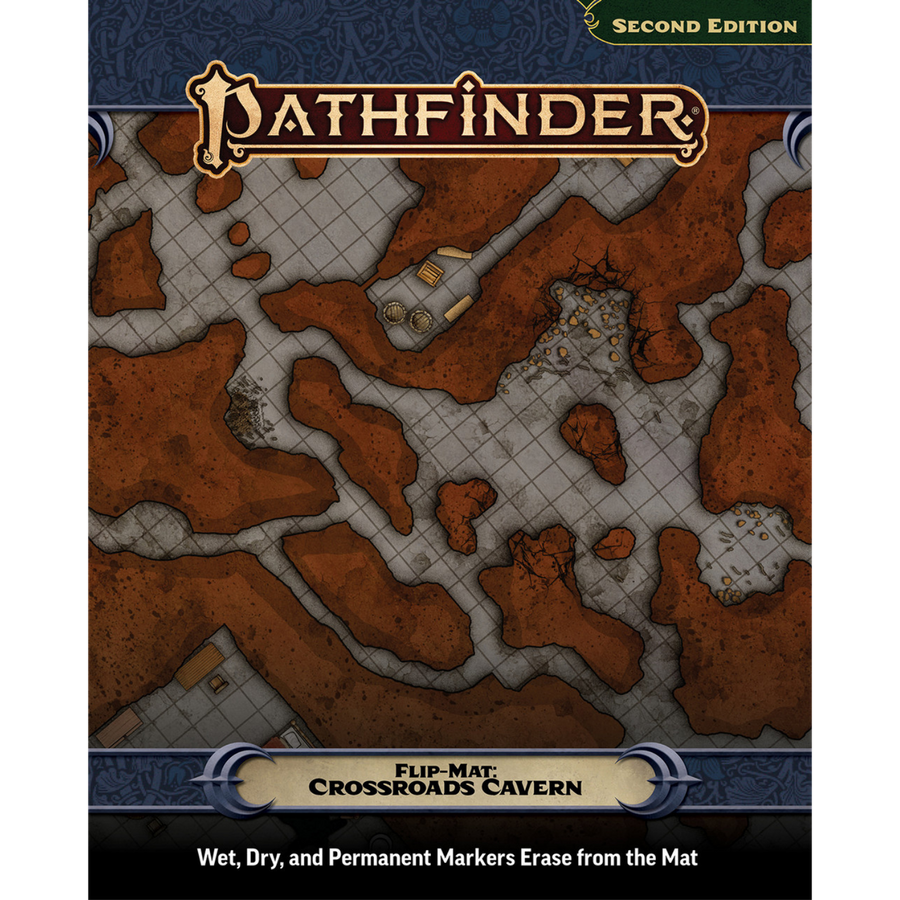 Pathfinder RPG 2nd Edition: Flip-Mat - Crossroads Cavern (PREORDER)