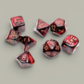 Chessex Dice: Lab Dice Lustrous - Polyhedral Gothic/Copper (7) w/Bonus Die (PREORDER)