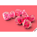 Chessex Dice: Lab Dice Shimmer - Polyhedral Ignis/Gold (7) w/Bonus Die (PREORDER)