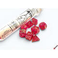 Chessex Dice: Lab Dice Shimmer - Polyhedral Ignis/Gold (7) w/Bonus Die (PREORDER)