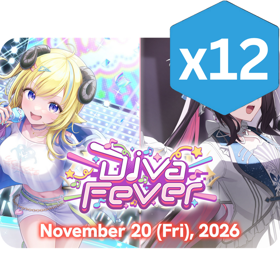 Hololive Official Card Game: Diva Fever - Booster Box (Sealed Case) (PREORDER)
