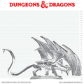 Dungeons & Dragons Nolzur's Marvelous Miniatures: Young Sapphire Dragon (Unpainted) (PREORDER)