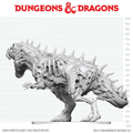 Dungeons & Dragons Nolzur's Marvelous Miniatures: Tyrannosaurus Zombie (Unpainted) (PREORDER)
