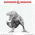 Dungeons & Dragons Nolzur's Marvelous Miniatures: Tyrannosaurus Zombie (Unpainted) (PREORDER)