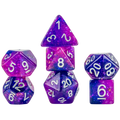 FanRoll: 16mm Resin RPG Dice Set - Eternal Purple/Blue (PREORDER)