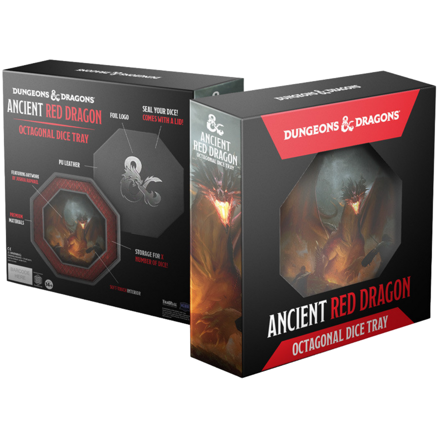 Dungeons & Dragons: Ancient Red Dragon - Octagonal Dice Tray (PREORDER)