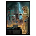 Ultra Pro Sleeves: Double-Matte White Core - Movie Cats: Catzilla (50ct) (PREORDER)
