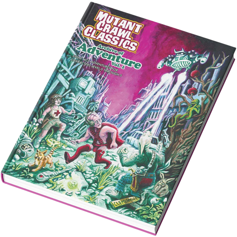 Mutant Crawl Classics RPG: Archive of Adventure Vol. 1 (PREORDER)
