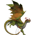 Dungeons & Dragons: Icons of the Realms Miniatures - Adult Spirit Dragon (Pre-painted) (PREORDER)