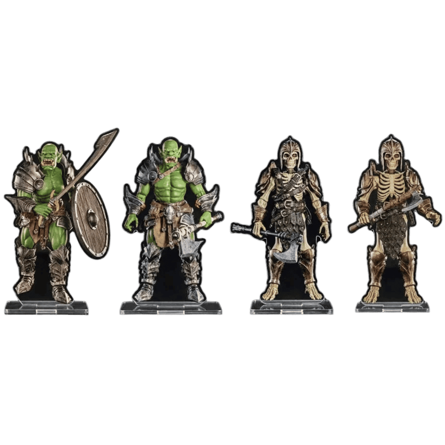 Mythic Legions RPG: Villainous Set A - Acrylic Standees (4ct) (PREORDER)