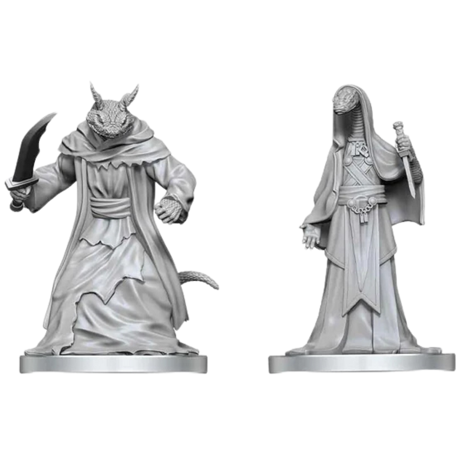 Pathfinder Battles Deep Cuts Miniatures: Zyss & Aapoph Serpentfolk (Unpainted) (PREORDER)