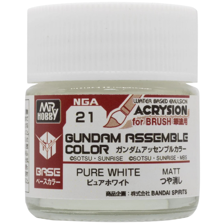 Gundam Assemble Color: Base Matte - Pure White (PREORDER)