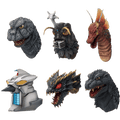 Godzilla: Monster Head (The Biography of The Most Terrifying Monster King) Ichibansho Zakka Magnets - Blind Box (PREORDER)