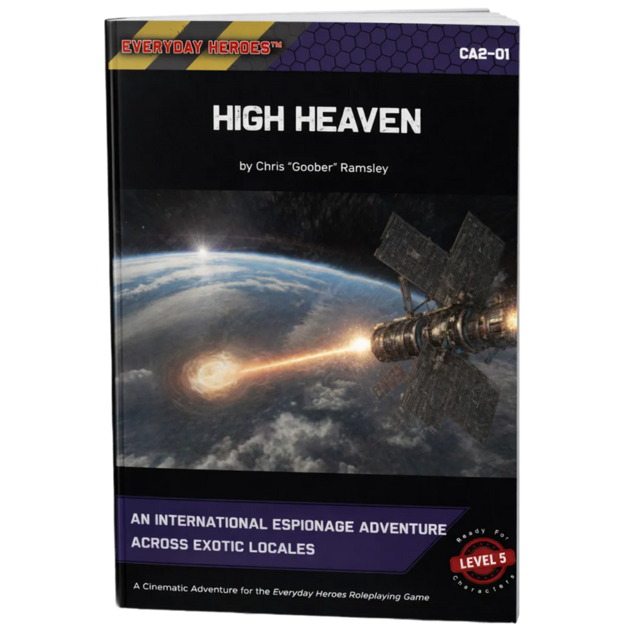 High Heaven RPG: Cinematic Adventure (Everyday Heroes System) (PREORDER)