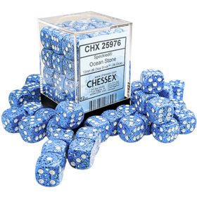 Chessex Dice: Speckled D6 12mm - Ocean Stone (36ct)