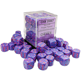 Chessex Dice: Speckled D6 12mm - Purple Passion (36ct)