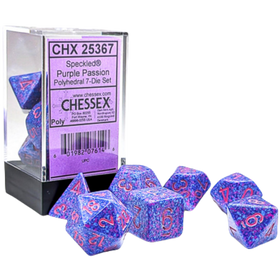 Chessex Dice: Speckled Polyhedral - Purple Passion (7ct)