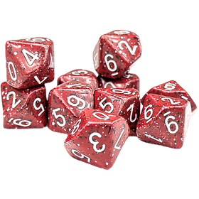Chessex Dice: Speckled D10 - Lava Stone (10ct)