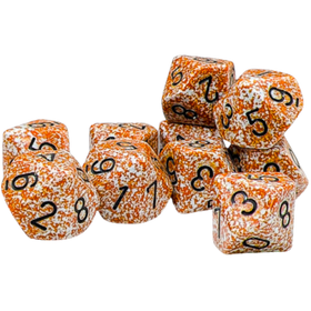 Chessex Dice: Speckled D10 - Rust (10ct)