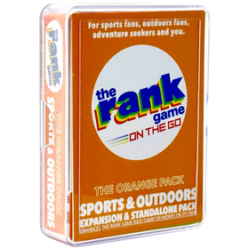 The Rank Game On-the-Go: Sports & Outdoors (Orange Pack)