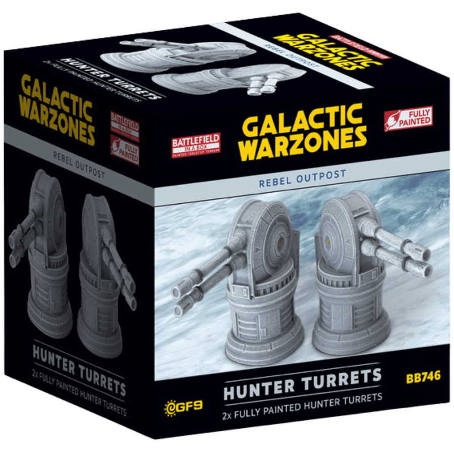 Battlefield in a Box: Galactic Warzones - Rebel Outpost - Hunter Turrets (Pre-painted) (PREORDER)