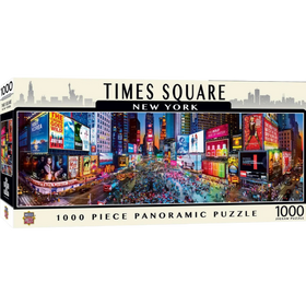 MasterPieces Puzzles: Panoramic - Times Square New York (1000pcs)