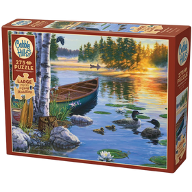Cobble Hill Puzzles: Morning on the Lake - Easy Handling (275pcs)