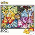 Pokemon: Eevee Evolutions - Eevee's Stained Glass- Puzzle (500pcs) (PREORDER)