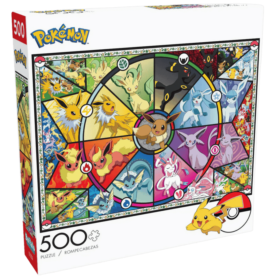 Pokemon: Eevee Evolutions - Eevee's Stained Glass- Puzzle (500pcs) (PREORDER)