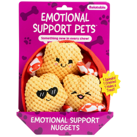 Emotional Support Pets: Dog Toy - Nuggets Plushie