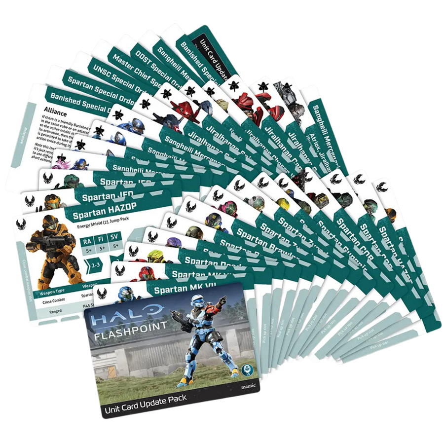 Halo: Flashpoint - Unit Card Update Pack (PREORDER)
