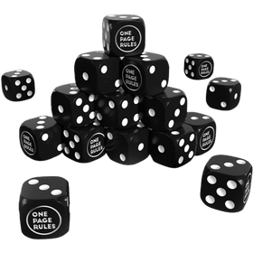 One Page Rules: Grimdark Future - 16mm Dice Set (20)