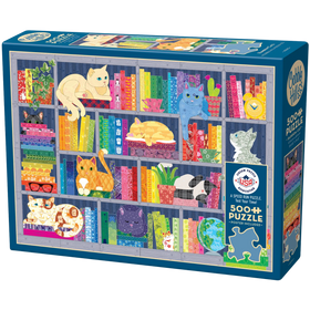 Cobble Hill Puzzles: Rainbow Cats (500pcs)