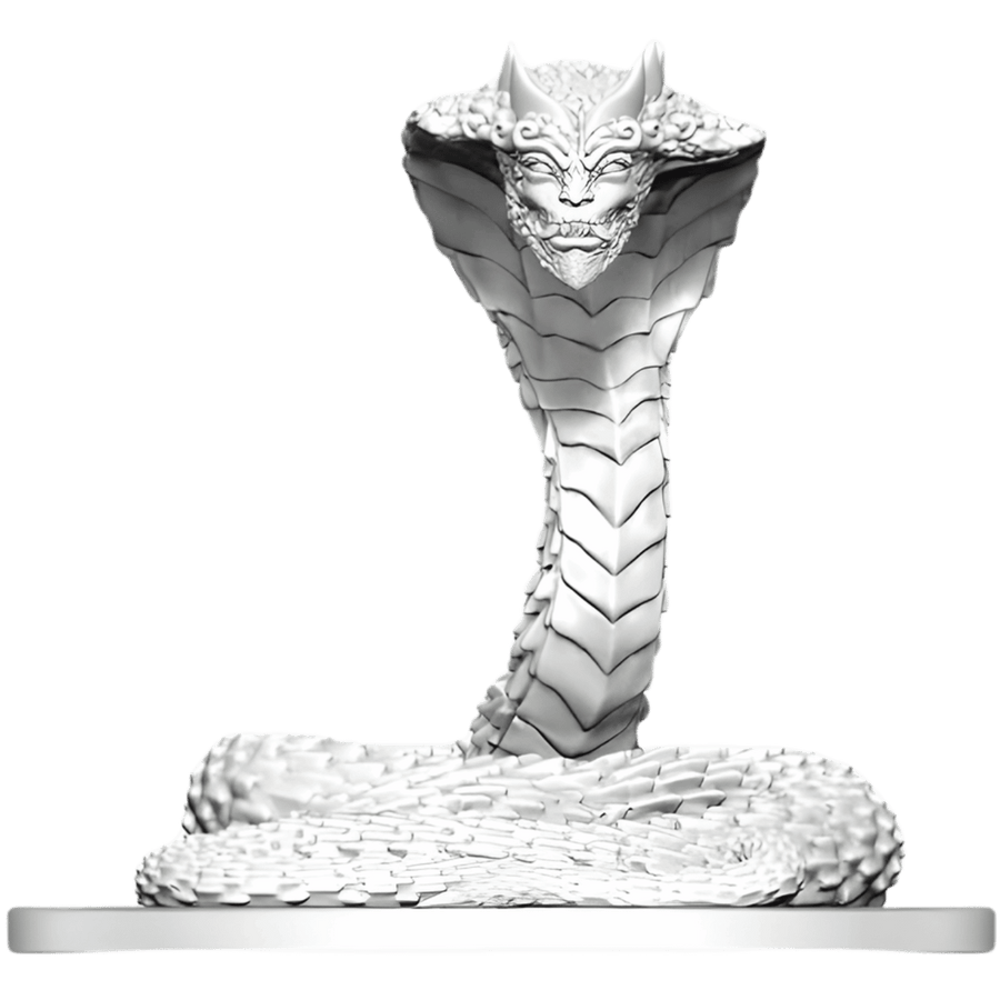 Dungeons & Dragons: Nolzur's Marvelous Miniatures - Guardian Naga (Unpainted)