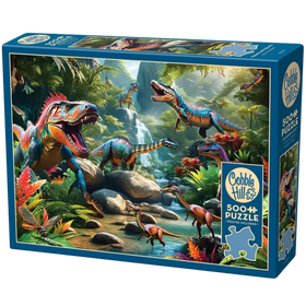Cobble Hill Puzzles: Prehistoric Beasts (500pcs)