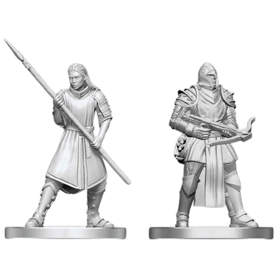 Dungeons & Dragons: Nolzur's Marvelous Miniatures - Town Guards (Unpainted)