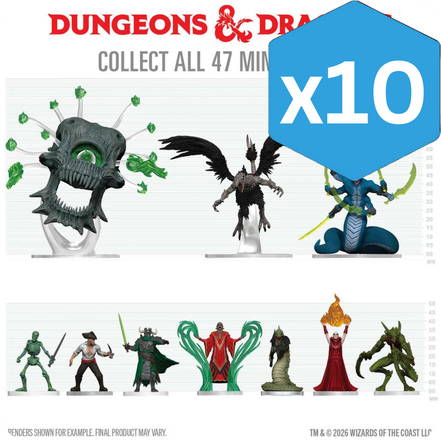 Dungeons & Dragons Miniatures: Icons of the Realms - Arcana Unleashed - Deadfall - Booster Brick (10) (PREORDER)