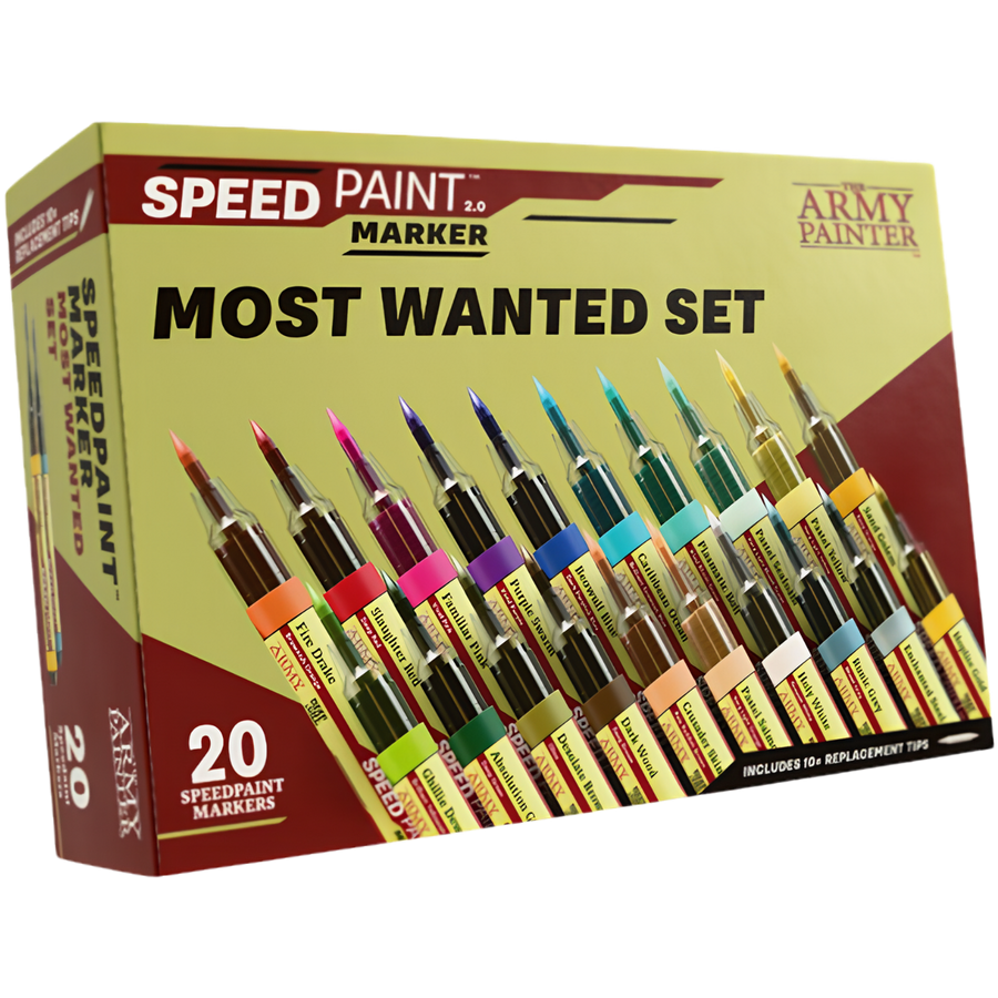 The Army Painter: Speedpaint 2.0 Marker - Most Wanted Set (PREORDER)
