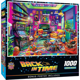 MasterPieces Puzzles: Back in Time - Black Light Den (1000pcs)