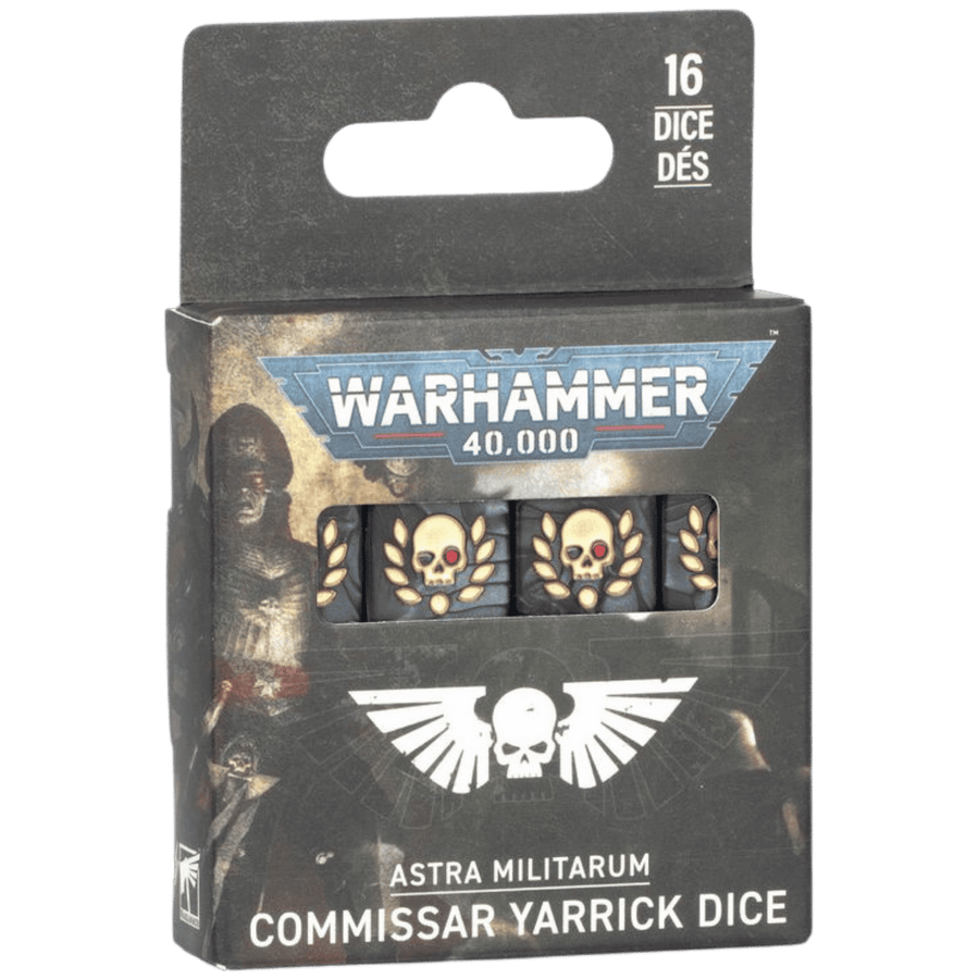 Warhammer 40K: Astra Militarum - Commissar Yarrick Dice Set (16)