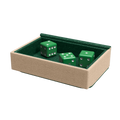 Dragon Shield: Dragon Tray - Dice Tray - Green & Sand (PREORDER)