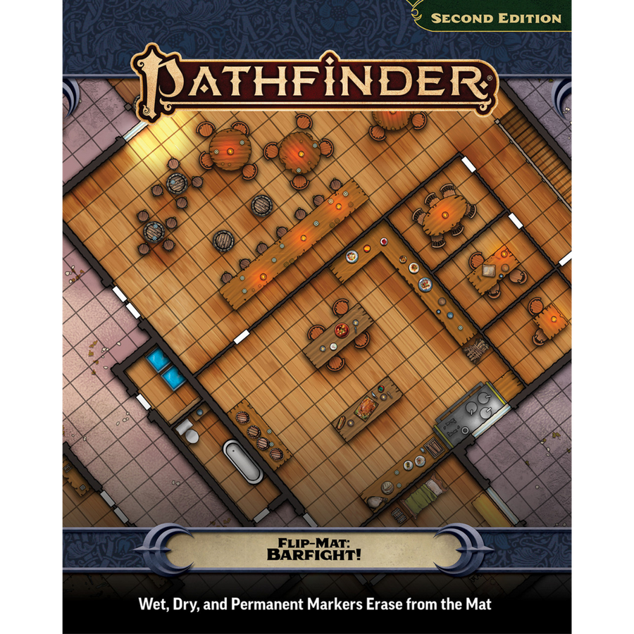 Pathfinder RPG 2nd Edition: Flip-Mat - Barfight!