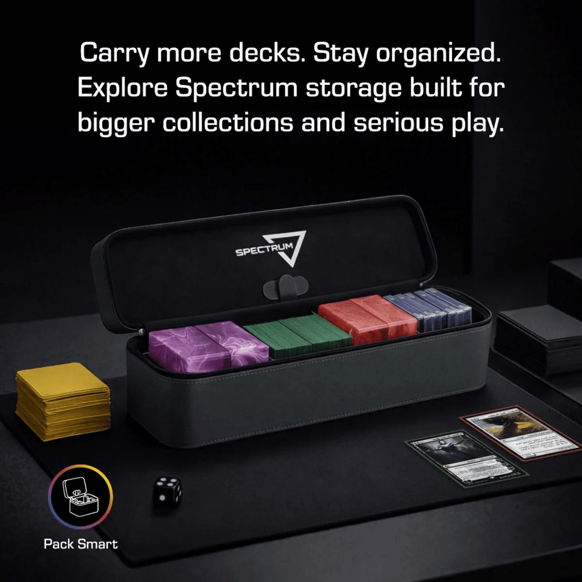 BCW Supplies: Prism Deck Case - Array - Black