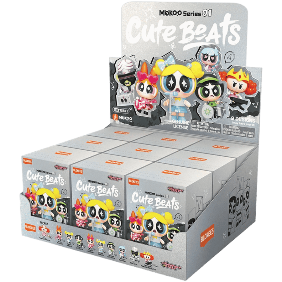 Blokees: The Powerpuff Girls Mokoo Series 01 - Cute Beats - Display Box (PREORDER)