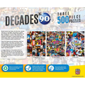MasterPieces Puzzles: Decades - The 90's Movies / TV Shows / Music - Three 500 Piece Puzzles